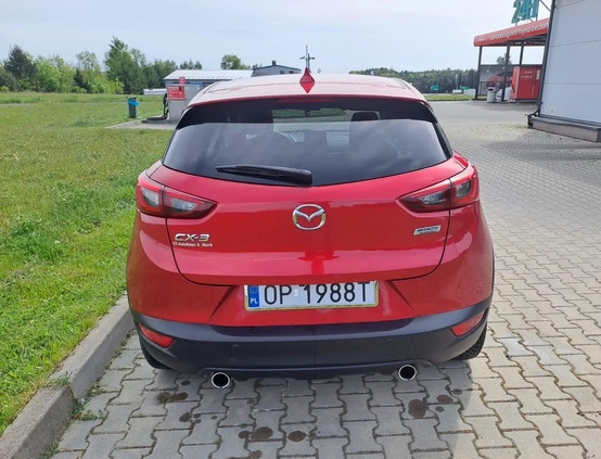 Mazda CX-3 cena 72000 przebieg: 80000, rok produkcji 2018 z Kłobuck małe 67